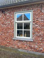 6 Raamkozijnen (Kiep & Schuif) - 125x176 cm, Doe-het-zelf en Verbouw, Glas en Ramen, Gevelraam of Ruit, Gebruikt, Dubbelglas, 120 tot 160 cm