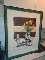 Kunstdruk Aquarel Hans Nordmann in lijst, Huis en Inrichting, Woonaccessoires | Schilderijen, Tekeningen en Foto's, Ophalen, Gebruikt