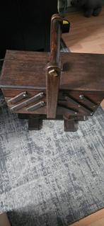 Vintage Houten Naaibox, Ophalen, Gebruikt, Overige typen, Minder dan 100 cm