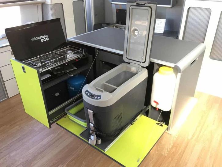 Keukenunit achter VW Transporter (Buiten Koken!), Caravans en Kamperen, Camper-accessoires, Nieuw, Ophalen