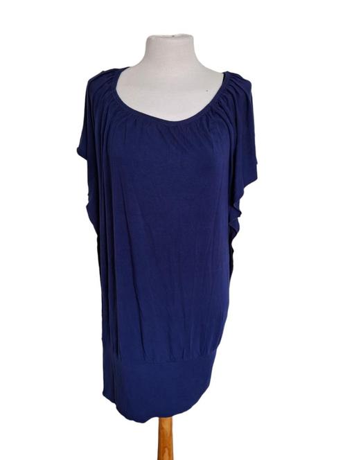 Mooie blauwe EDC tuniek maat XL., Kleding | Dames, Blouses en Tunieken, Gedragen, Maat 46/48 (XL) of groter, Blauw, Verzenden