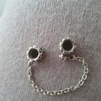 Pandora Veiligheidslotje Zilver, Sieraden, Tassen en Uiterlijk, Bedels, Pandora, Ophalen of Verzenden, Zo goed als nieuw, 1 bedel