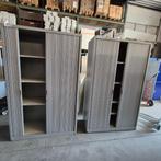 2x stalen roldeurkast grijs metalen deuren afm 195x120x47 cm, Ophalen, Gebruikt, 100 tot 150 cm, Metaal