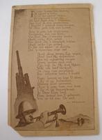 Oude kaart militair trompet - tekst religie, Verzamelen, Ansichtkaarten | Themakaarten, Ophalen of Verzenden, Ongelopen