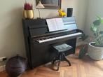 Rippen piano + krukje, Muziek en Instrumenten, Piano's, Ophalen, Gebruikt, Zwart, Piano