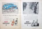70+ vintage reclames van keel en drogist producten 1939-96, Verzamelen, Ophalen of Verzenden, Gebruikt, Reclamebord