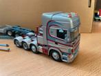 SCANIA R500 BROUWER 8x4 NZG DIEPLADER, Ophalen of Verzenden, Zo goed als nieuw, Bus of Vrachtwagen, NZG
