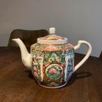 Chinese handbeschilderde theepot/ vintage oosters opdruk, Antiek en Kunst, Antiek | Servies los, Ophalen of Verzenden