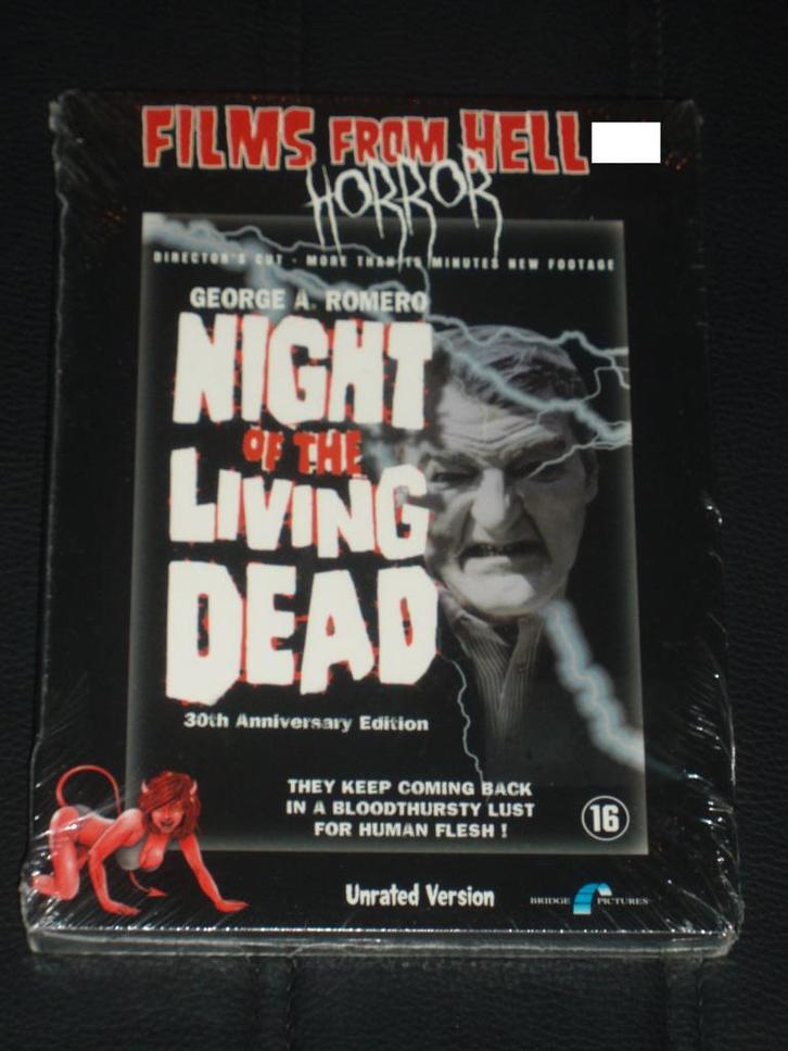 NIGHT OF THE LIVING DEAD 30j jubileum editie Klassiek! NIEUW, Cd's en Dvd's, Dvd's | Horror, Nieuw in verpakking, Vampiers of Zombies