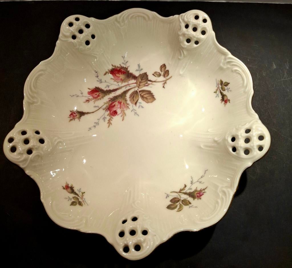 Rosenthal Moliere 'Classic Rose' puntgave  fruitschaal., Antiek en Kunst, Ophalen of Verzenden