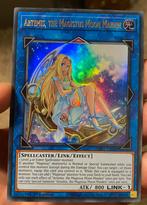 Yu-Gi-Oh! Artemis, the Magistus Moon Maiden RA01 1st Ed !, Verzenden, Zo goed als nieuw, Losse kaart, Foil