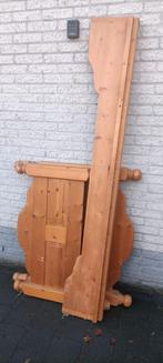 Gratis bed met lattenbodem - Houten bedframe, Ophalen, Gebruikt, 90 cm, Eenpersoons