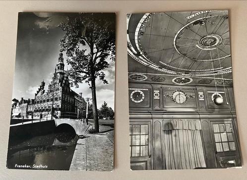2 oude ansichten Franeker en Planetarium, Verzamelen, Ansichtkaarten | Nederland, Friesland, 1920 tot 1940, Ophalen of Verzenden