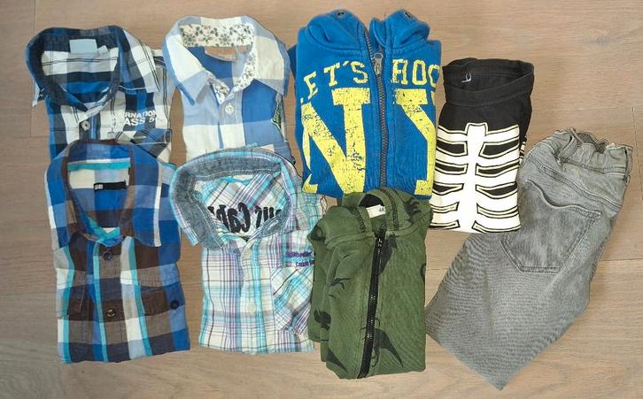 Kledingpakket maat 122/128 (8-delig), Kinderen en Baby's, Kinderkleding | Maat 122, Zo goed als nieuw, Jongen, Setje, Ophalen of Verzenden