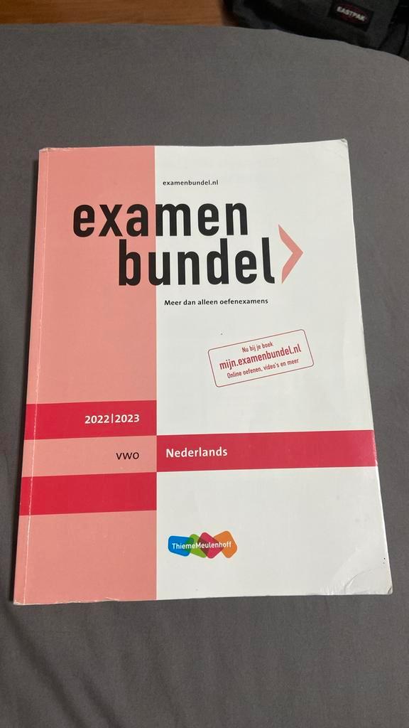 Examenbundel vwo Nederlands 2022/2023, Boeken, Schoolboeken, Gelezen, Nederlands, VWO, Ophalen of Verzenden