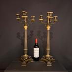 Grote empire kandelaars 63 cm, Antiek en Kunst, Ophalen, Koper of Brons
