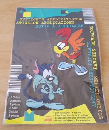 2 Tiny Toons Kledingapplicaties - Looney Tunes - 2000 beschikbaar voor biedingen