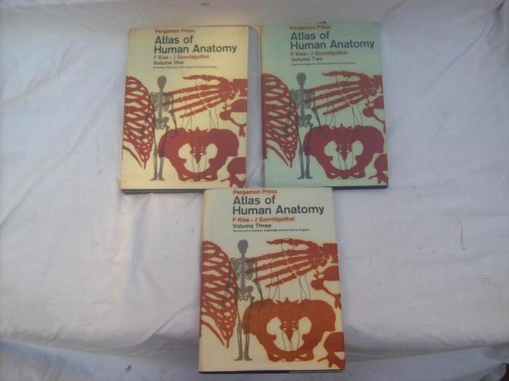 Atlas of human anatomy medisch boek anatomie, Boeken, Wetenschap, Zo goed als nieuw, Natuurwetenschap, Ophalen of Verzenden