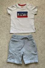 Stoere Levi's Shirt met Joggingshort, maat 80, Kinderen en Baby's, Babykleding | Maat 80, Jongetje, Zo goed als nieuw, Levi's