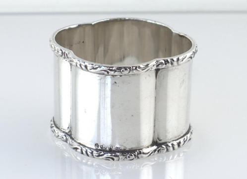 Zware antieke zilveren servetring, ca. 1900, Antiek en Kunst, Antiek | Goud en Zilver, Zilver, Ophalen of Verzenden