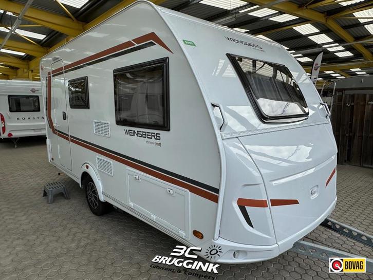 Weinsberg CaraOne Edition HOT 420 QD, Caravans en Kamperen, Caravans, tot en met 3, Treinzit, Overige merken, Dwarsbed, Overige typen