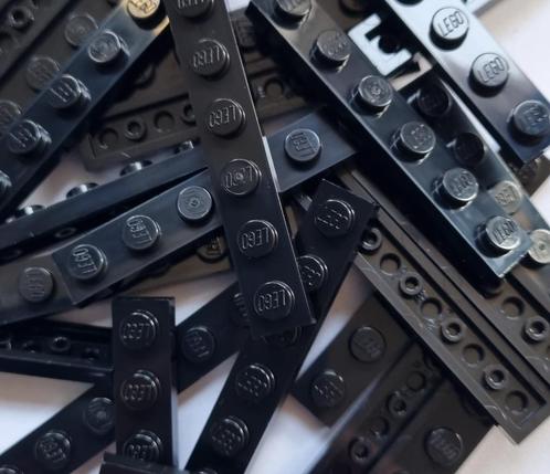Lego 1x6 plate, Black (per 25), Kinderen en Baby's, Speelgoed | Duplo en Lego, Nieuw, Lego, Losse stenen, Verzenden