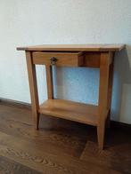 eiken tafeltje, Huis en Inrichting, Ophalen, Minder dan 55 cm, Zo goed als nieuw, 60 cm of meer