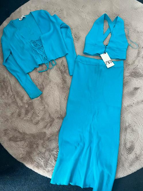 Zara 3 piece set maat M/L, Kleding | Dames, Rokken, Zo goed als nieuw, Onder de knie, Ophalen of Verzenden