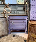 Buikkastje nachtkastje halkastje ladekast commode roze, Ophalen, 50 tot 100 cm, Zo goed als nieuw, 3 of 4 laden