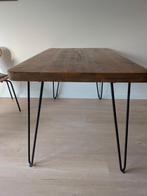 Massief mangohouten tafel 140x80 cm, Huis en Inrichting, Tafels | Eettafels, Ophalen, 100 tot 150 cm, 50 tot 100 cm, Zo goed als nieuw