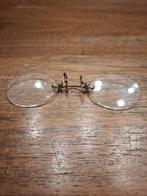 Antieke Knijpbril met Etui, Antiek en Kunst, Ophalen of Verzenden