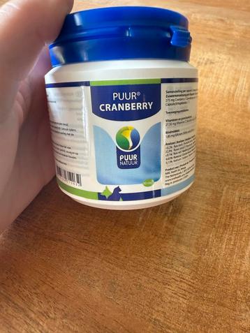 Puur Cranberry nieuwe pot + geopende pot beschikbaar voor biedingen