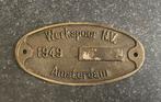 Werkspoor fabrieksplaat spoorwegen 1949 goederenwagon, Ophalen of Verzenden, Gebruikt, Trein, Overige typen