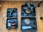Parkside Schroefboormachine & Cirkelzaag Set, Doe-het-zelf en Verbouw, Gebruikt, Variabele snelheid, Ophalen of Verzenden, Boor- en Schroefmachine