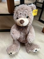 Bruin/grijze Knuffel Teddybeer 37 cm, Ophalen of Verzenden, Zo goed als nieuw, Stoffen beer, Overige merken