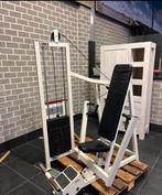 Cybex U.S.A. Chestpress / borstpress / Wit met Zwart, Ophalen, Benen, Gebruikt, -