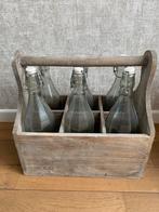 Brocante flessenmand, Ophalen of Verzenden, Zo goed als nieuw