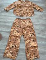 Mango linnen pak maat xl blouse en broek, Mango, Ophalen of Verzenden, Zo goed als nieuw