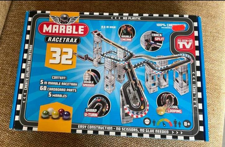 Marble Racetrax Circuit Set Knikkerbaan NIEUW, Kinderen en Baby's, Speelgoed | Overig, Nieuw, Jongen of Meisje, Ophalen of Verzenden
