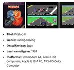 Pitstop 2 D7066 atari 8 bit,commodore 64, 2 spelers, Eén computer, Ophalen of Verzenden, Zo goed als nieuw