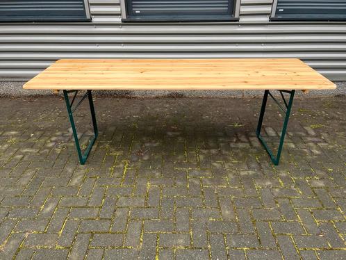 Biertafels opklapbaar 220x70 cm nieuw 49,99 euro, Diversen, Rommelmarktspullen, Nieuw, Ophalen of Verzenden