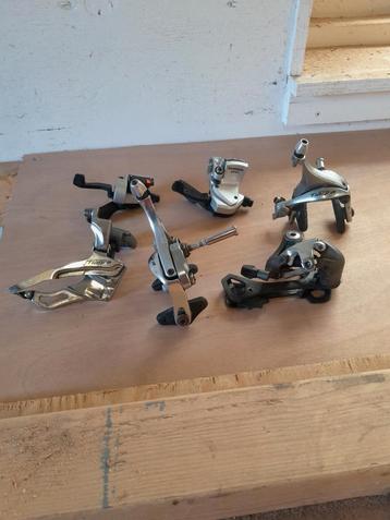 Shimano Tiagra 9 speed derailleur set met remklauwen beschikbaar voor biedingen