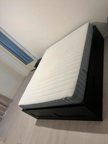 IKEA Brimnes bedframe met lades en lattenbodem 160x200 ZGAN - afbeelding 7