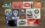 Metalen mancave wandborden.                       3 voor €25, Ophalen of Verzenden, Nieuw, Reclamebord