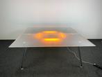 Ahrend Vergadertafel 1200 Glas 200x200 cm  24352, Ophalen, Gebruikt