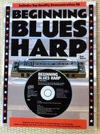 Don Baker, Beginning blues harp, mondharmonica, incl cd, Muziek en Instrumenten, Bladmuziek, Mondharmonica, Les of Cursus, Ophalen of Verzenden