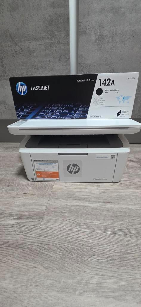 HP LaserJet M140we met nieuwe HP toner, Computers en Software, Printers, Zo goed als nieuw, All-in-one, Laserprinter, Kopieren