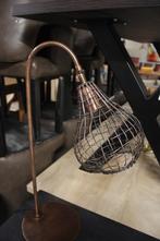 Leuke hippe draadlamp tafellamp metaal koper SALE!, Huis en Inrichting, Lampen | Tafellampen, Ophalen of Verzenden, Zo goed als nieuw