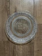 4 glazen serveerborden borden met motief, Huis en Inrichting, Keuken | Servies, Nieuw, Ophalen of Verzenden, Glas, Bord(en)