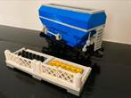 Lego trein 9V Blue Hopper Car 4536, Complete set, Ophalen of Verzenden, Lego, Zo goed als nieuw